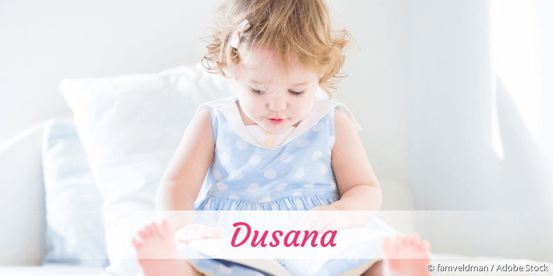Baby mit Namen Dusana