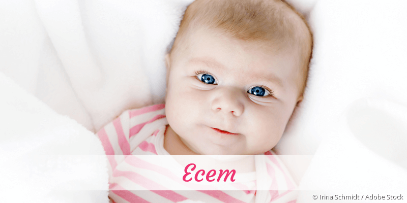 Baby mit Namen Ecem