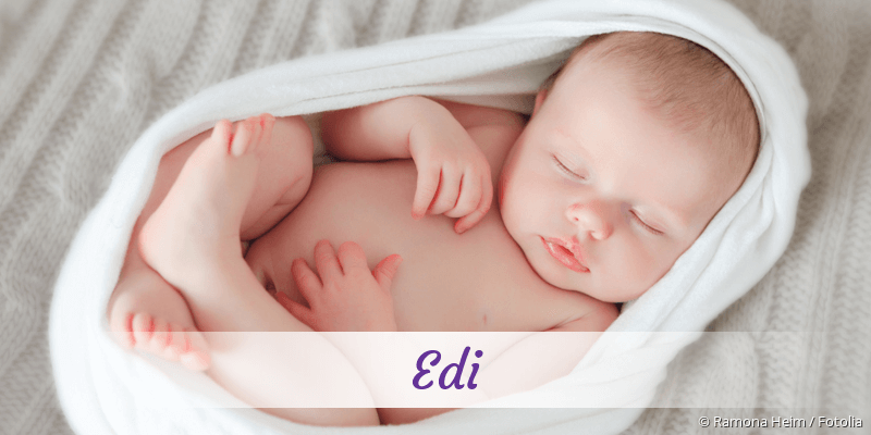Baby mit Namen Edi