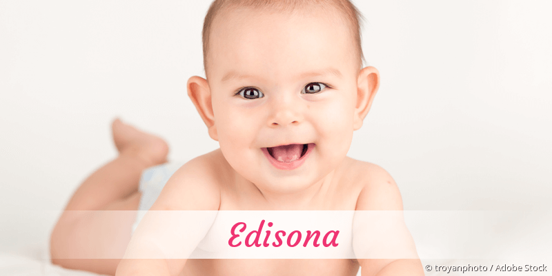 Baby mit Namen Edisona