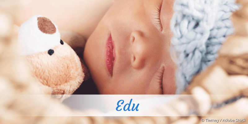 Baby mit Namen Edu