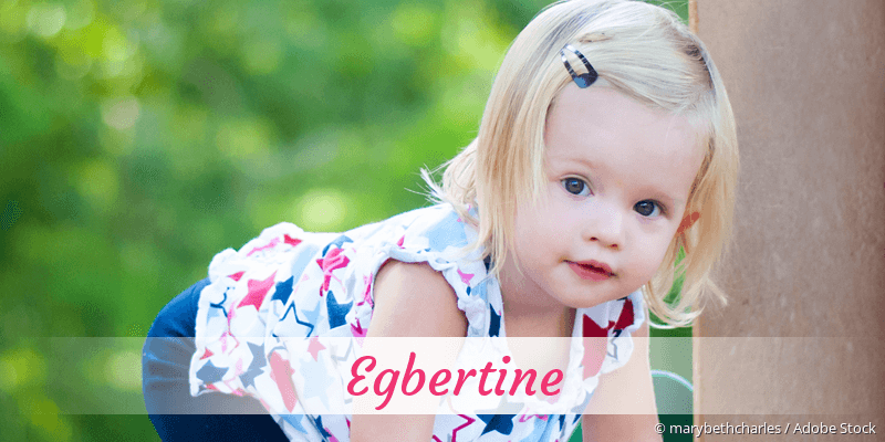 Baby mit Namen Egbertine