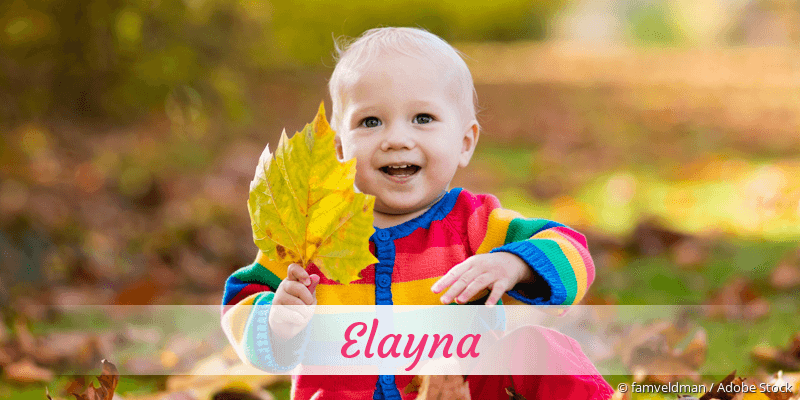Baby mit Namen Elayna