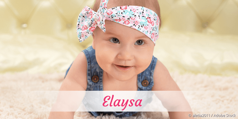 Baby mit Namen Elaysa