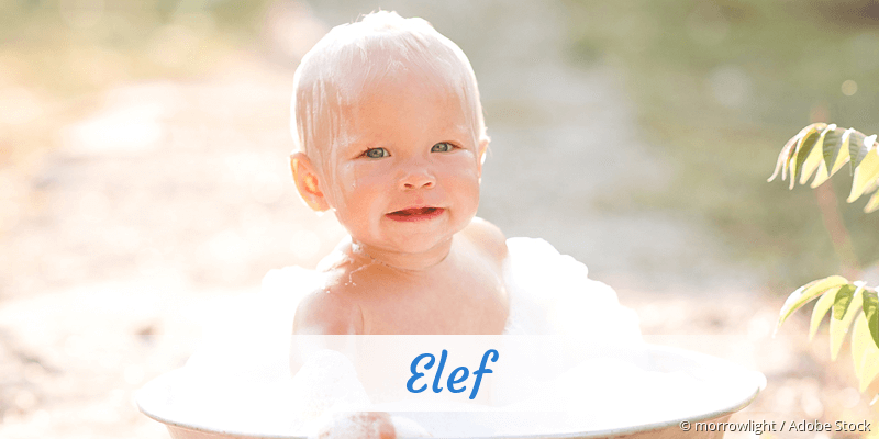 Baby mit Namen Elef