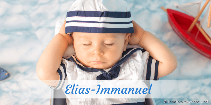 Baby mit Namen Elias-Immanuel