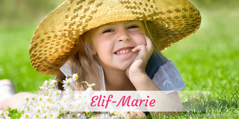 Baby mit Namen Elif-Marie
