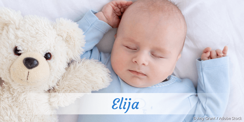 Baby mit Namen Elija