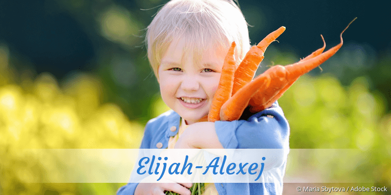 Baby mit Namen Elijah-Alexej