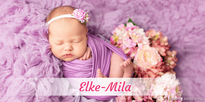 Baby mit Namen Elke-Mila