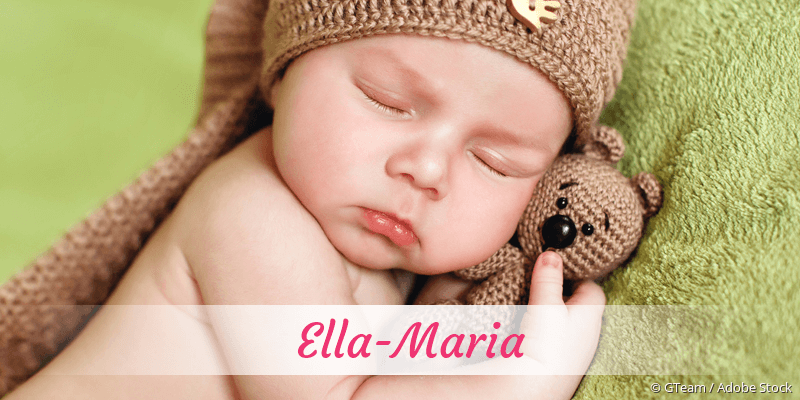 Baby mit Namen Ella-Maria