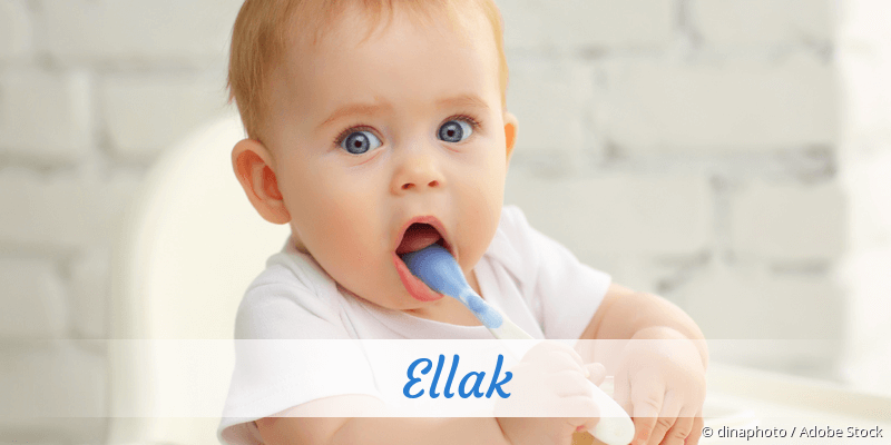 Baby mit Namen Ellak