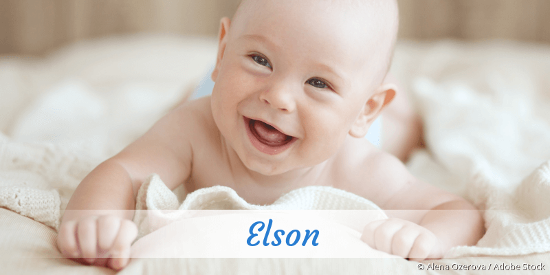 Baby mit Namen Elson