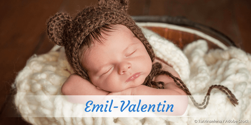 Baby mit Namen Emil-Valentin