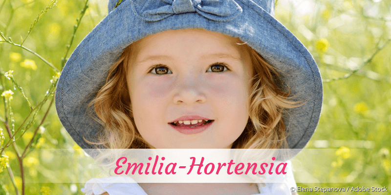 Baby mit Namen Emilia-Hortensia