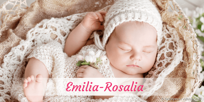Baby mit Namen Emilia-Rosalia