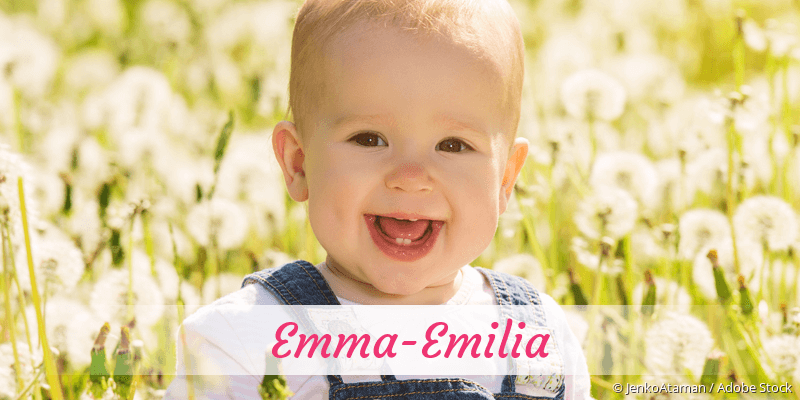Baby mit Namen Emma-Emilia