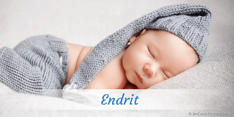 Baby mit Namen Endrit
