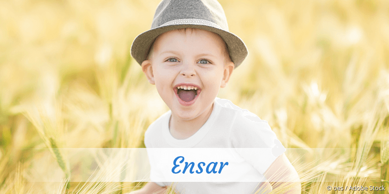 Baby mit Namen Ensar