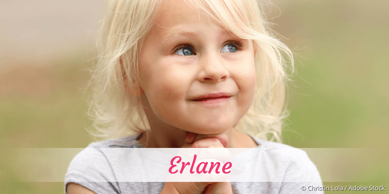 Baby mit Namen Erlane