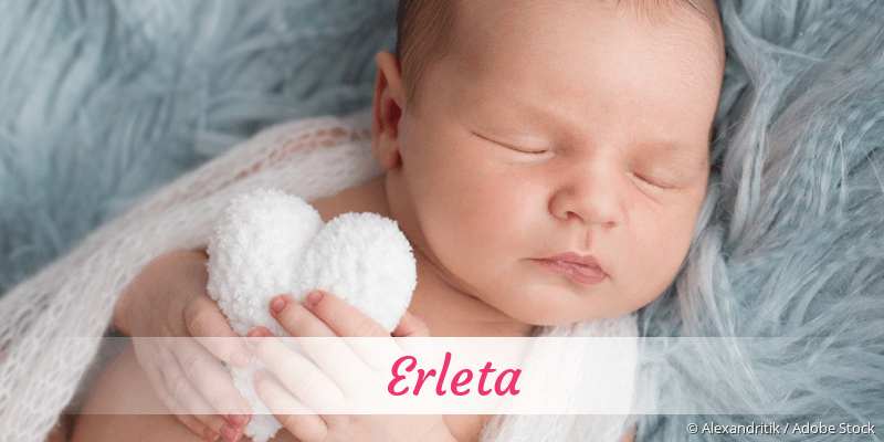Baby mit Namen Erleta