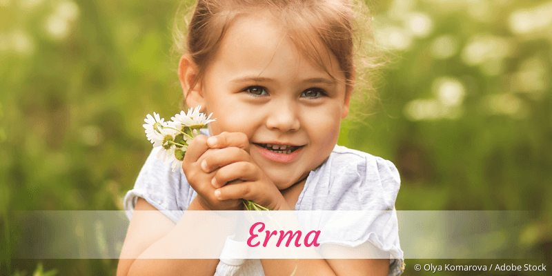Baby mit Namen Erma