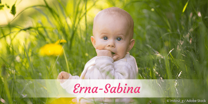 Baby mit Namen Erna-Sabina