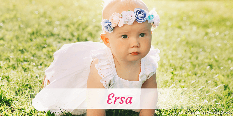 Baby mit Namen Ersa