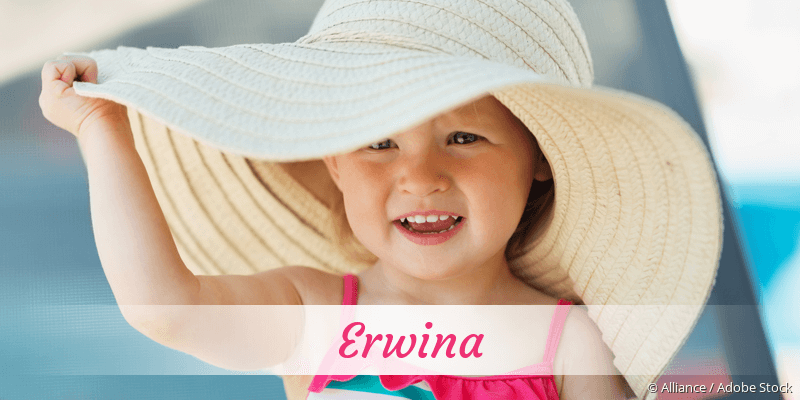 Baby mit Namen Erwina