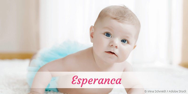 Baby mit Namen Esperanca