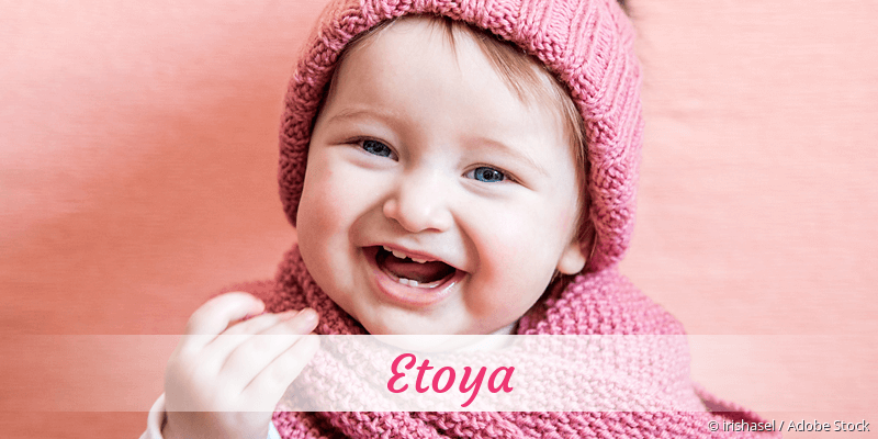 Baby mit Namen Etoya