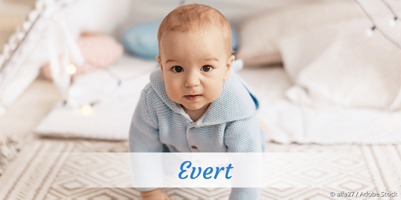 Baby mit Namen Evert