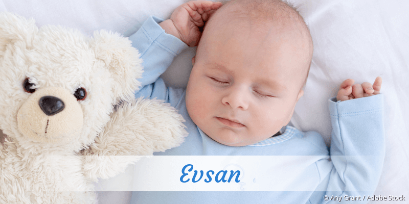Baby mit Namen Evsan