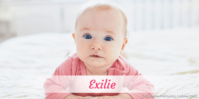 Baby mit Namen Exilie