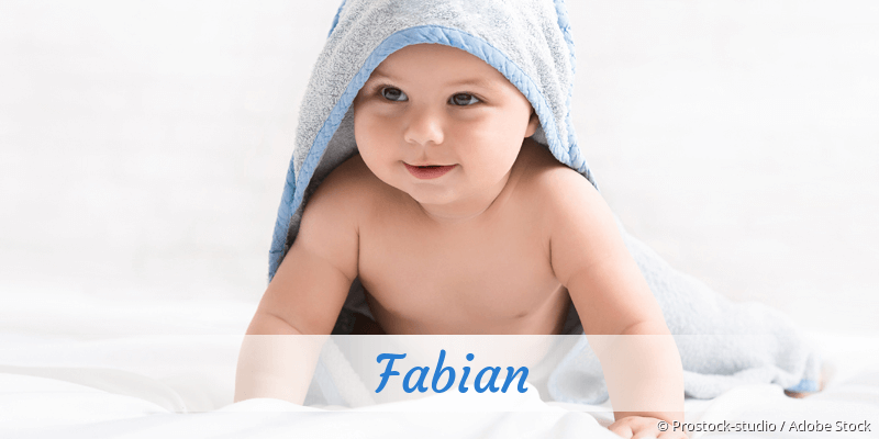 Baby mit Namen Fabian