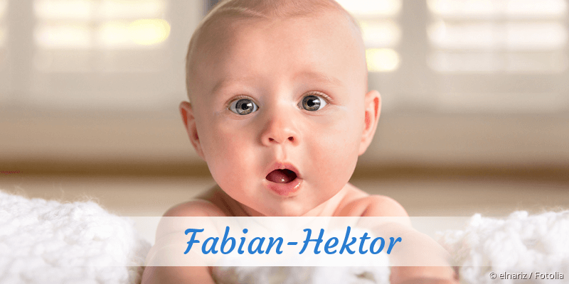 Baby mit Namen Fabian-Hektor