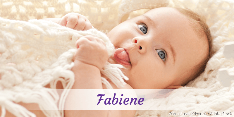 Baby mit Namen Fabiene