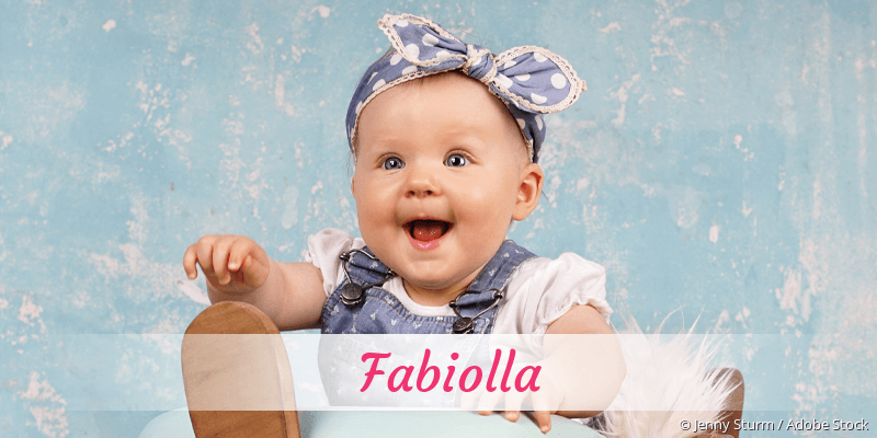 Baby mit Namen Fabiolla