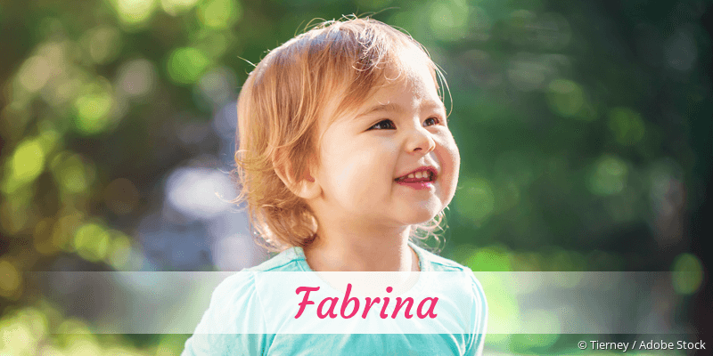 Baby mit Namen Fabrina