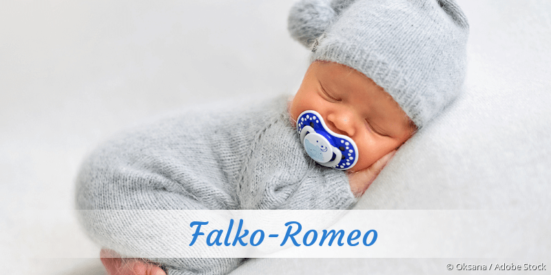 Baby mit Namen Falko-Romeo