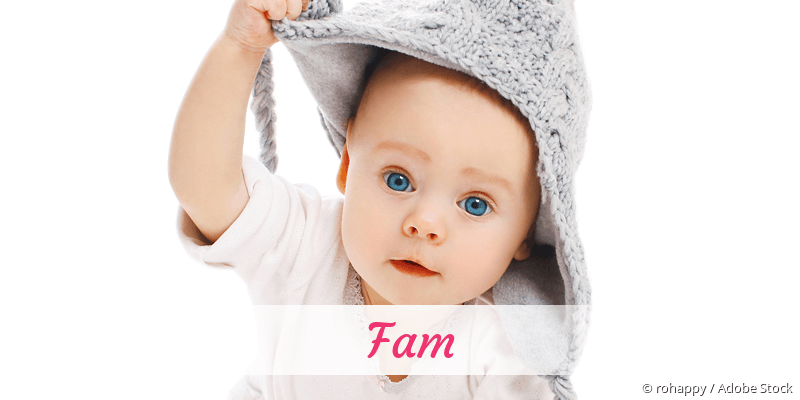 Baby mit Namen Fam