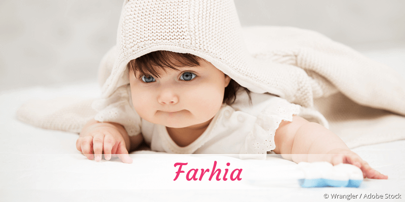 Baby mit Namen Farhia