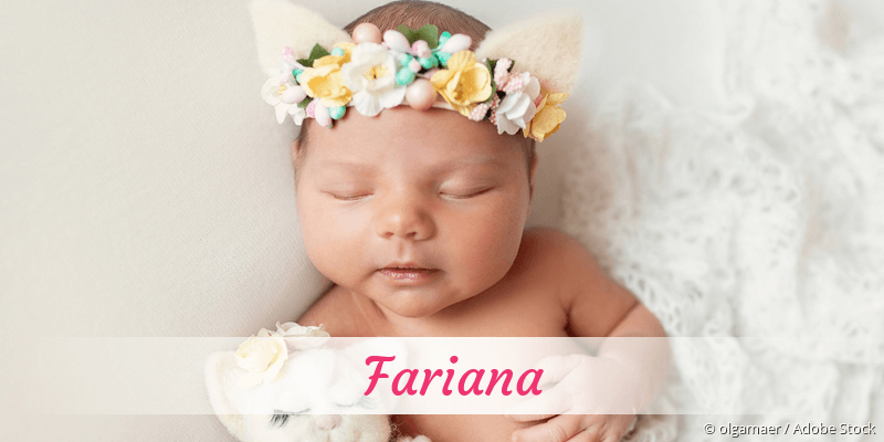Baby mit Namen Fariana