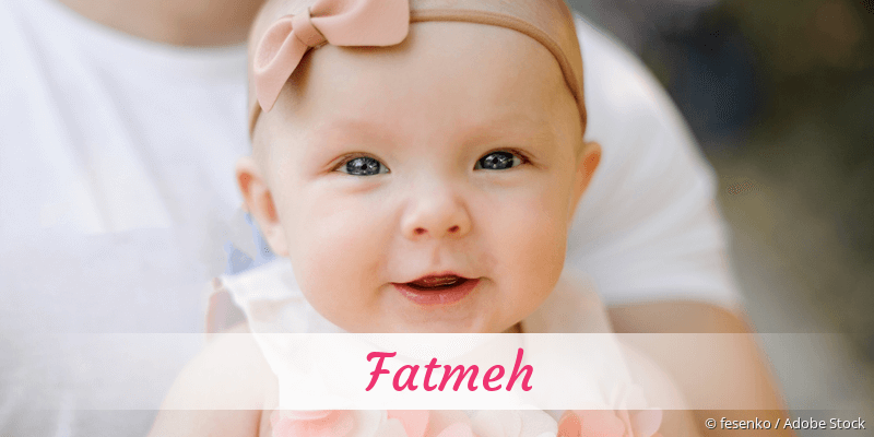 Name Fatmeh als Bild