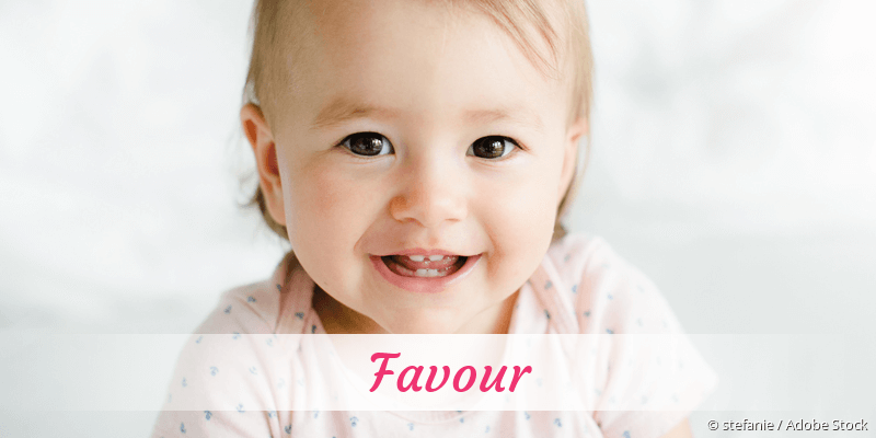 Baby mit Namen Favour