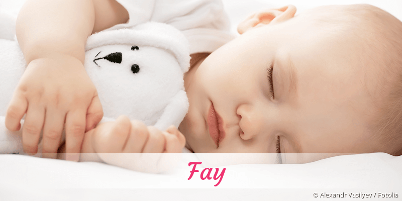 Baby mit Namen Fay