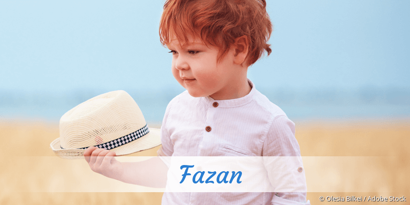 Baby mit Namen Fazan