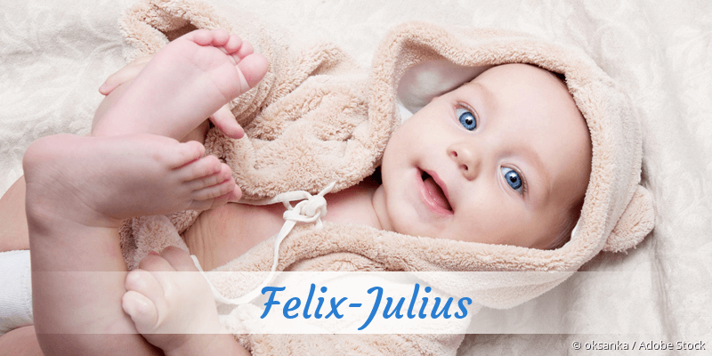 Baby mit Namen Felix-Julius