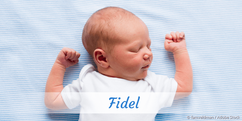 Baby mit Namen Fidel