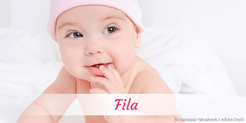 Baby mit Namen Fila